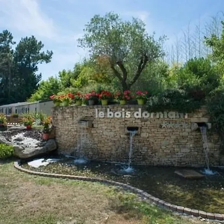 营地 Mobil-home Family 6 Personnes, 3 4 Etoiles Bois Dormant 圣让-德蒙