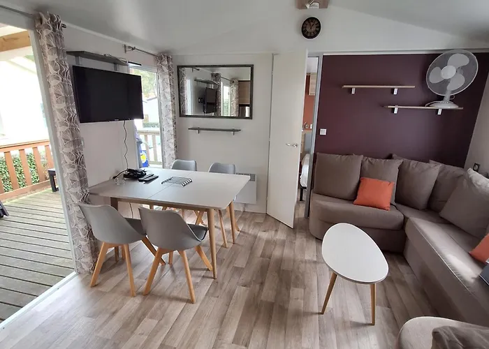 Κάμπινγκ Mobil-home Family 6 Personnes, 4 Etoiles Bois Dormant Vendee *